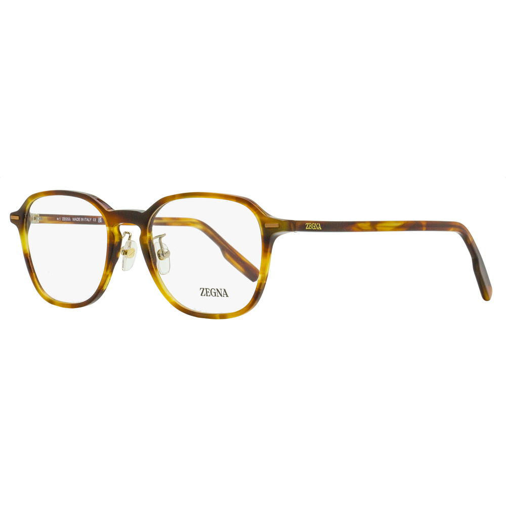 Zegna Modern Square Eyeglasses EZ5255-H 056 Havana 52mm